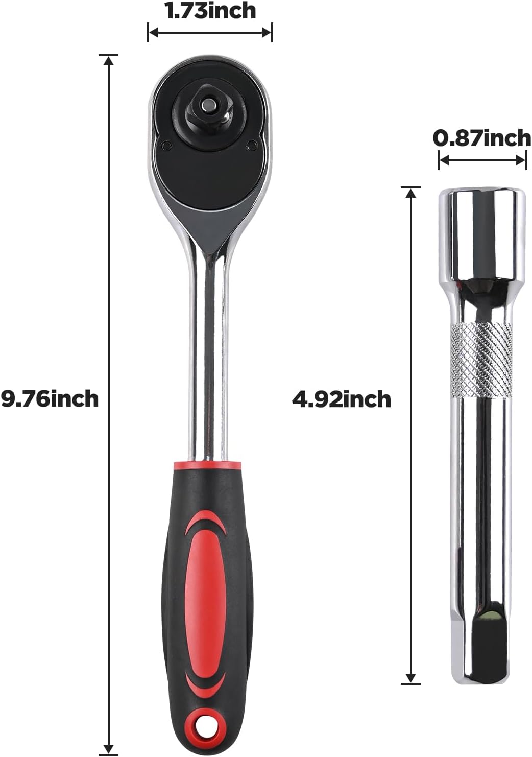 12-Piece Metric Ratchet Set (8–24mm)